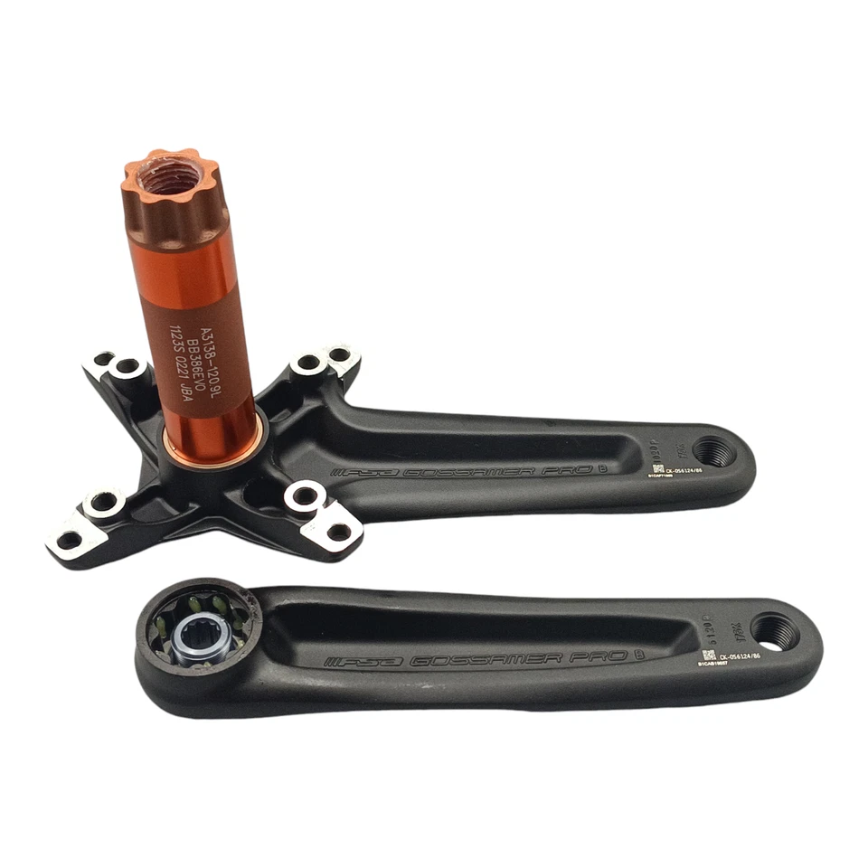 FSA Crank Gossamer PRO EVO Set Left Right 170 172,5 175 MM BB386EVO Crank Arm - Image 2 of 4