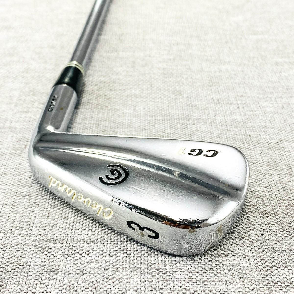 Cleveland CG1 CMM 3 Iron Stiff Steel Shaft Cleveland Grip Cleveland CG1 CMM 3 Iron Stiff Steel Shaft Cleveland Grip