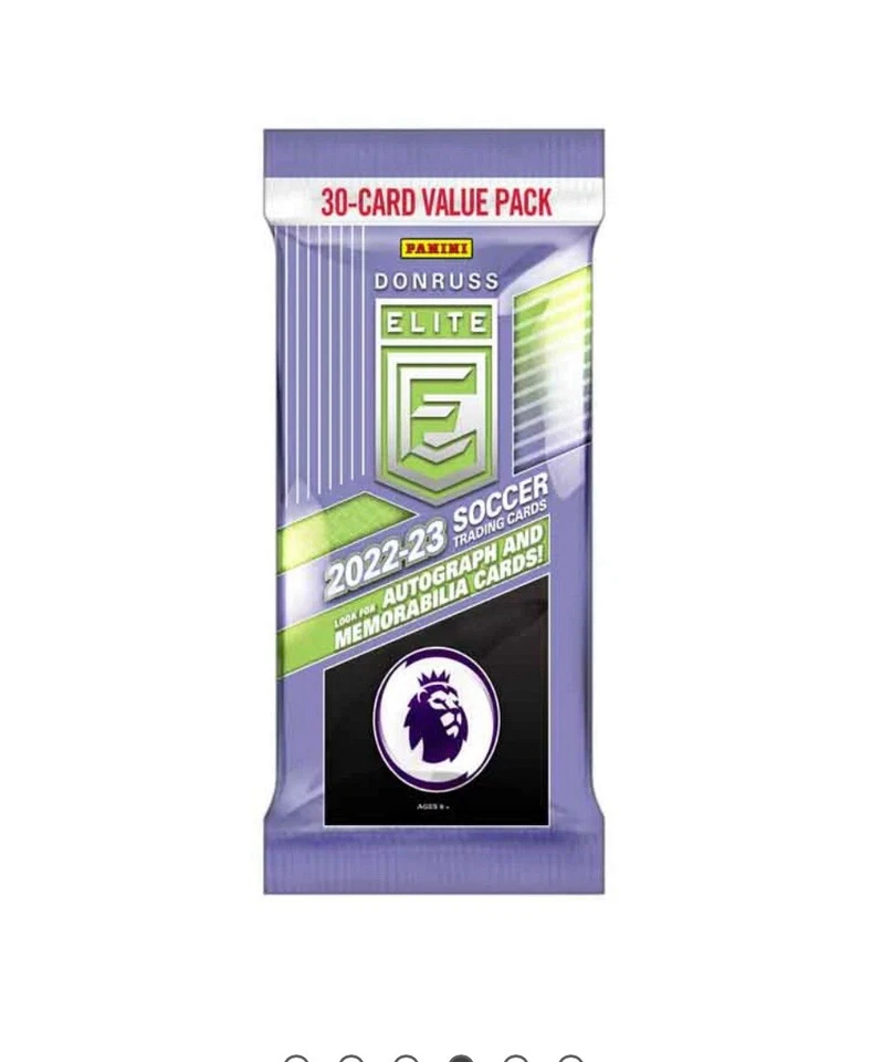Panini Premier League 2022/23 Donruss Elite Trading Card Fat Packs Sealed Box - Image 2 of 2