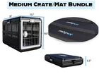 MiraPet Pet Carrier & Crate 26" Med. Collapsible Cat & Dog Crate w/FREE Pad