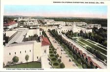 Postcard PANORAMIC SCENE San Diego California CA s/20 AJ1433