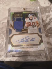 2023 Panini Select - Signature Jeremy Shockey #SM-JS Silver Prizm /199 (AU, MEM)