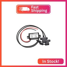 PlusRoc Waterproof DC 12V/24V to 5V 3A Converter, Dual USB with Dust Covers