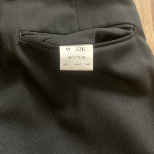 Jos A Bank Signature Suit Mens 40 Short Black 3 Button Wool Blazer Pants - Picture 13 of 14