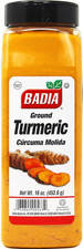 Badia Ground Turmeric 16oz Premium Curcuma Powder Golden Color Cooking