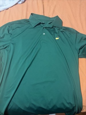 Masters Tech Augusta National Golf Polo Shirt Green, Size L