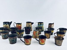 Large Lot Vintage Ohio Art Tin Litho Toy Tea Cups Pitchers Nursery Rhymes
