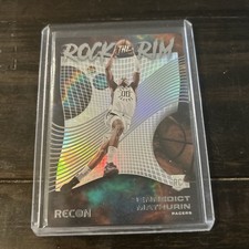 2022-23 Recon Basketball Bennedict Mathurin RC Rock The Rim Insert Holo Pacers