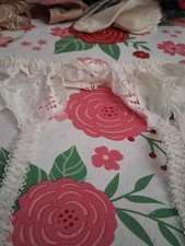 Vintage 70s Victorias Secret Gold Label Polyester Satin Garter Belt White, M