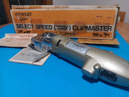 SUNBEAM CLIPMASTER EW610 ANIMAL SHEEP HORSE COW CLIPPERS SHEAR VARIABLE SPEED 