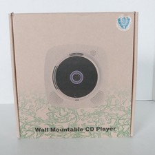 Wall Mounted CD Player White Bluetooth FM Radio KC-609 New Open Box