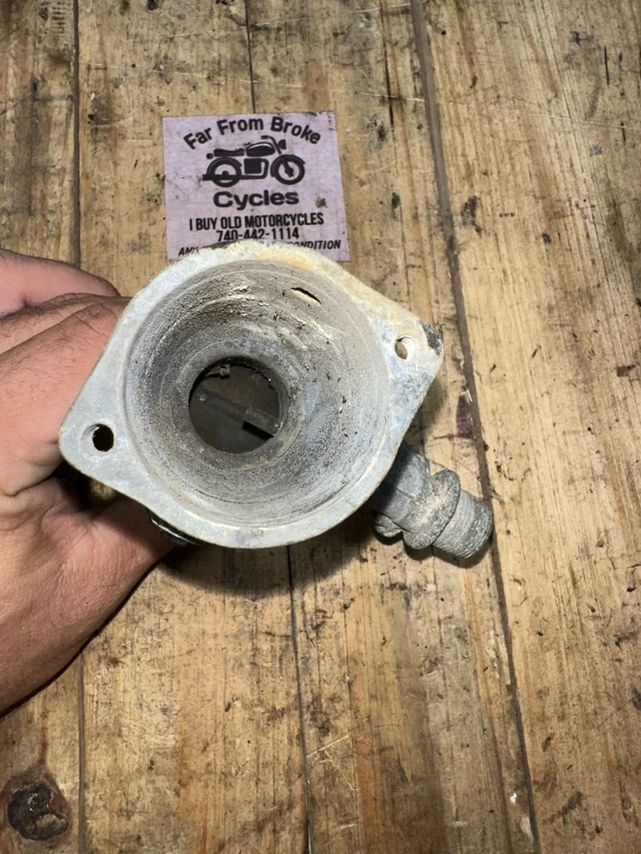 Cuerpo de carburador Indian Chief Schebler DLX-108 1935-38 RARO buen estado Foto 3 de 4