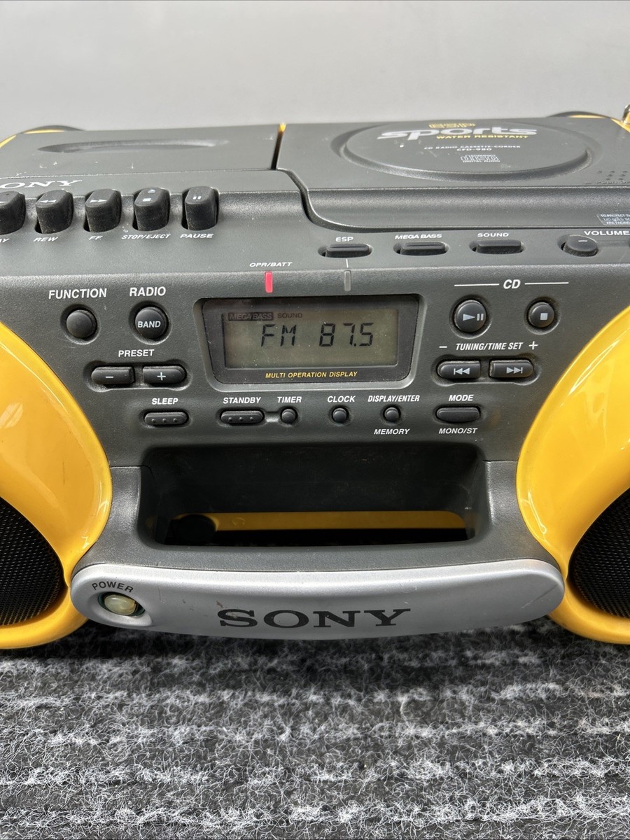 SONY CFD-980 ラジカセ ESP sports SONY CFD-980 ラジカセ ESP sports Sony ESP Sports Radio CD