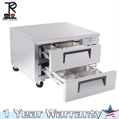36'' Chef Base 2 Drawer Undercounter Refrigerator 6.5 Cu.Ft Ventilated Cooling