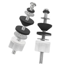 Universal 2 Pcs Toilet Seat Hinge Bolts Kit, Waterproof Stainless, Heavy Duty...