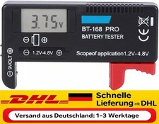 Batterietester BT-168 Akku Tester 9V/1.5V/AA/AAA/C/D Knopfzellen Universal Pr&uuml;fe