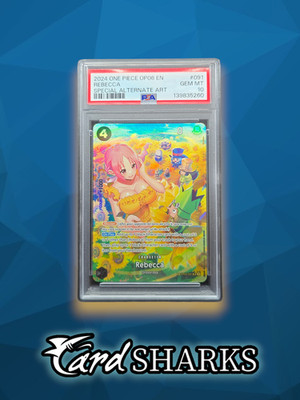 2024 One Piece OP06 EN Rebecca SP PSA 10