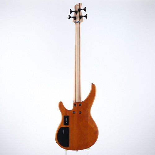 YAMAHA TRBX604FM Mat Amber Used Flame Maple Top Alder Back Body w/Soft Case - Picture 5 of 7