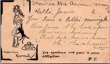 1904 William McKinley Postal Card, Franklin Furnace NJ to Trenton, Dr. Tom