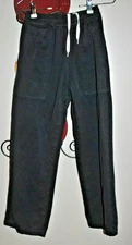 Jungmaven Pants Womens XS Black Hemp Cotton Cambria Relaxed Elastic Waist USA