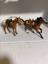 ⛄Vintage Lot of 2 Western Horse Ornaments~KURT S. ADLER