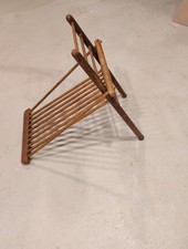 Gout Stool Wooden Foldable Foot Rest Collapsible Spindles VTG Medical Furniture