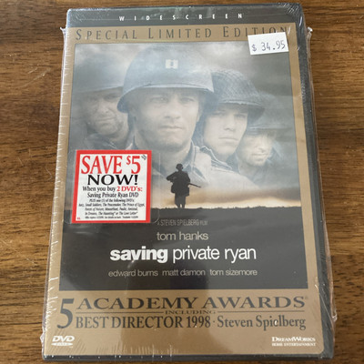 Saving Private Ryan (Special Limited Edition DVD, 1998, Widescreen) Tom Hanks