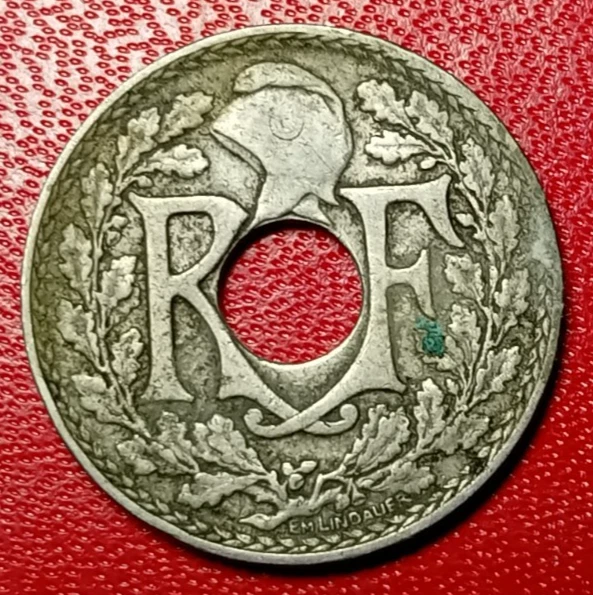 Rare 10 Centimes 1918 Lindauer Qualité + !!! France - Photo 2/2