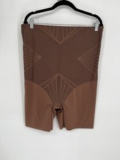 New Women's HONEYLOVE High Waisted Shorts 3X Brown Shapewear