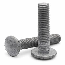 BULK BOX! 1/2"-13x3 1/2" Carriage Bolts A307 Grade A Coarse HDG 200pcs