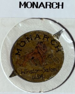 Monarch Tobacco Tag from Winston-Salem, NC
