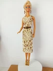 Fits Standard Vintage & Retro Barbie Flowered Dress Accessories Handmade OOAK