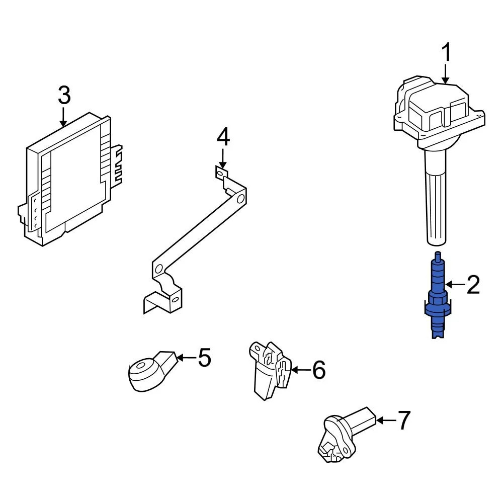 For Infiniti G35 2003-2007 Infiniti 224015M015 Spark Plug