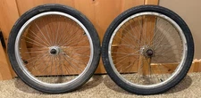 Mongoose Hoop- D BMX aluminum Rims Hubs Freewheel 48 Spoke Wheels Parts