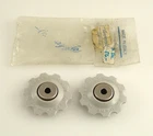 NOS Campagnolo Super Nuovo Record White PULLEYS Jockey Wheels 1980s NEW (LE)