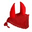 Paracchi Uncinetto Per Cavallo – Fly Veil Con Piping Arancione, Taglie Full, Cob, Pony