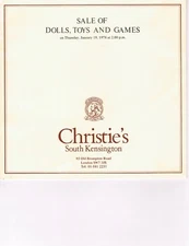 Christie's South Kensington - Sale of Dolls, Toys and Games