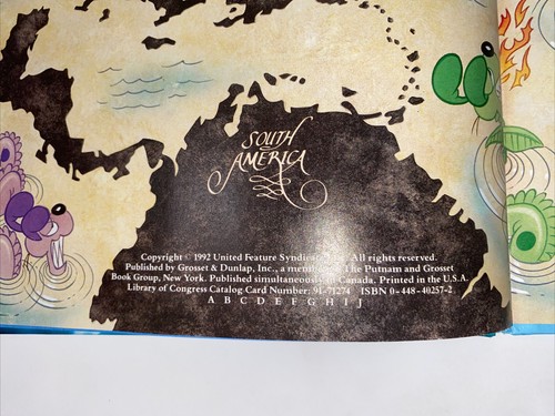 Garfield Discovers America (Paws, Inc. 1992) HC - Picture 6 of 12