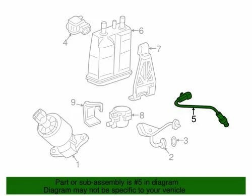 Sensor de oxígeno térmico genuino GM 2003-2007 Buick Chevrolet GMC Rainier 19209805 Foto 2 de 2