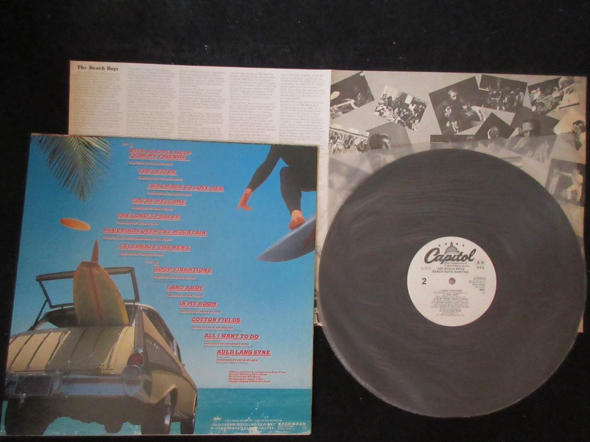Beach Boys Rarities Japan Promo White Label Vinyl LP ECS