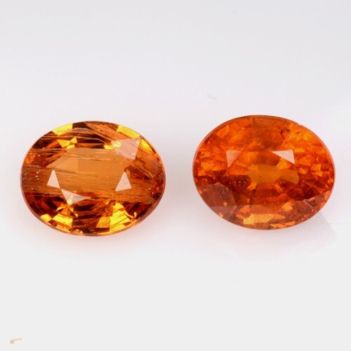 2.70Ct_FANTA ORANGE NATURAL UNHEATED SPESSARTINE GARNET OVAL CUT LOOSE GEMSTONES - Picture 1 of 5