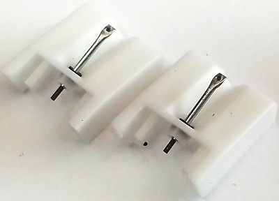 2 x Plug & Play Headshell & Cartridge Range Ersatz Diamantspitze Stylus