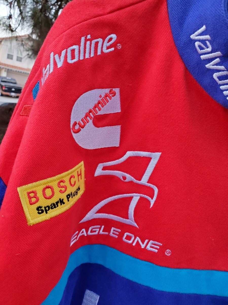 Mark Martin #6 Valvoline Racing Race Jacket Mens Size XL