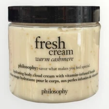 Philosophy Fresh Cream Warm Cashmere Cloud Cream W Vitamin Infused Beads 16 Oz