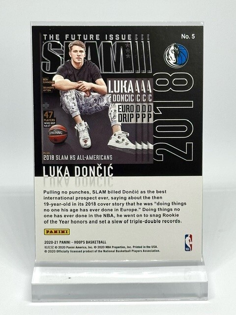 2020-21 PANINI HOOPS THE FUTURE ISSUE SLAM - LUKA DONCIC