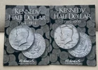 KENNEDY HALF DOLLAR 2 BOOK SET 1964-1999  (67) COINS