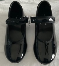 NEW Danskin Girl  s Tap Shoes- Adjustable Strap - Size 1