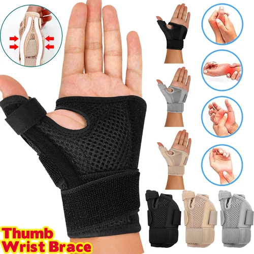 Daumenschiene Bandage Spica mit Handgelenkstütze bei Arthritis & Karpaltunnelschmerzen - Bild 1 von 19