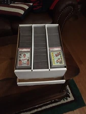 5 - 3 Row Graded Sports Card Boxes  - Great product,  price & No Frt, NO CARDS!!