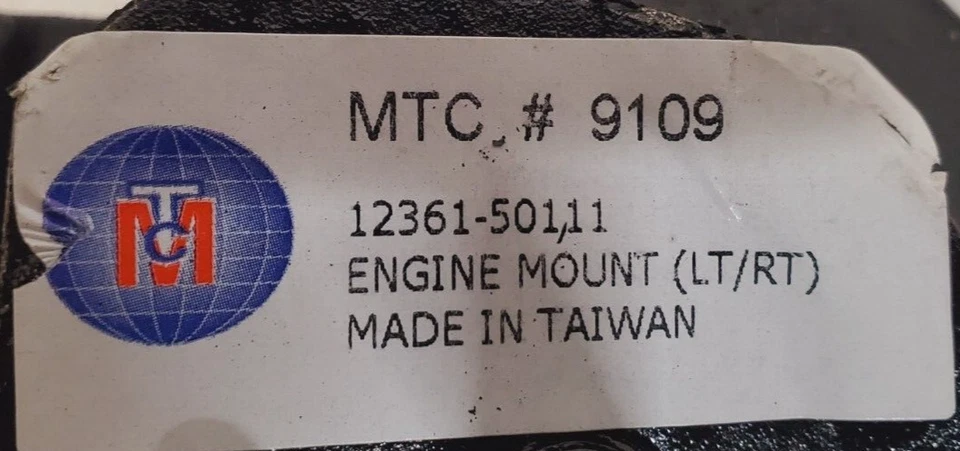 MTC Engine Mount (LT/RT) 9109 | 12361-50111 - Image 3 of 4